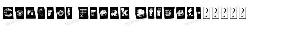 Control Freak Offset字体转换